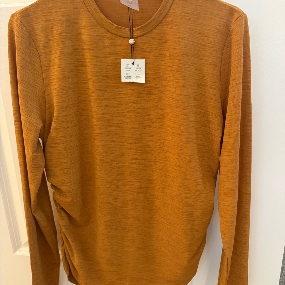 CALIA by Carrie Underwood Long Sleeve Tee - Mustard